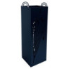 Set di 6 Portaombrello Moody 15x15x48 Cm In Metallo Nero Opaco