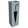 Set di 6 portaombrelli Sonny metallo verde salvia 15x15x48cm