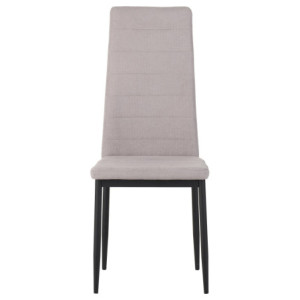 Zoom Set di 6 Sedie Dahlia In Tessuto Beige 42x51x98,5