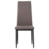 Set di 6 sedie Dahlia tessuto tortora 42x51x98,5cm moderne casa