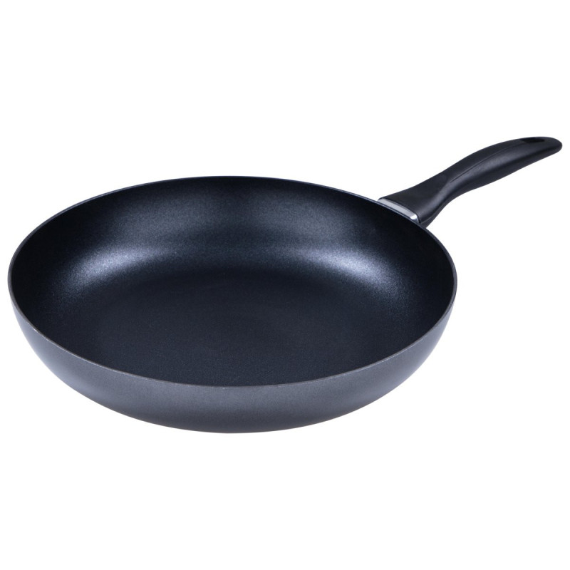 Set di 6 padelle alluminio cm28 grigio fondo induzione cucina