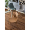 Set di 4 Sedie Mael in PP Tortora - Design Moderno e Versatile