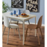 Set di 4 Sedie Mael in PP Tortora - Design Moderno e Versatile