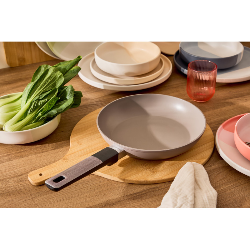 Set di 8 padelle Mood Gray alluminio forgiato 24-28cm induzione