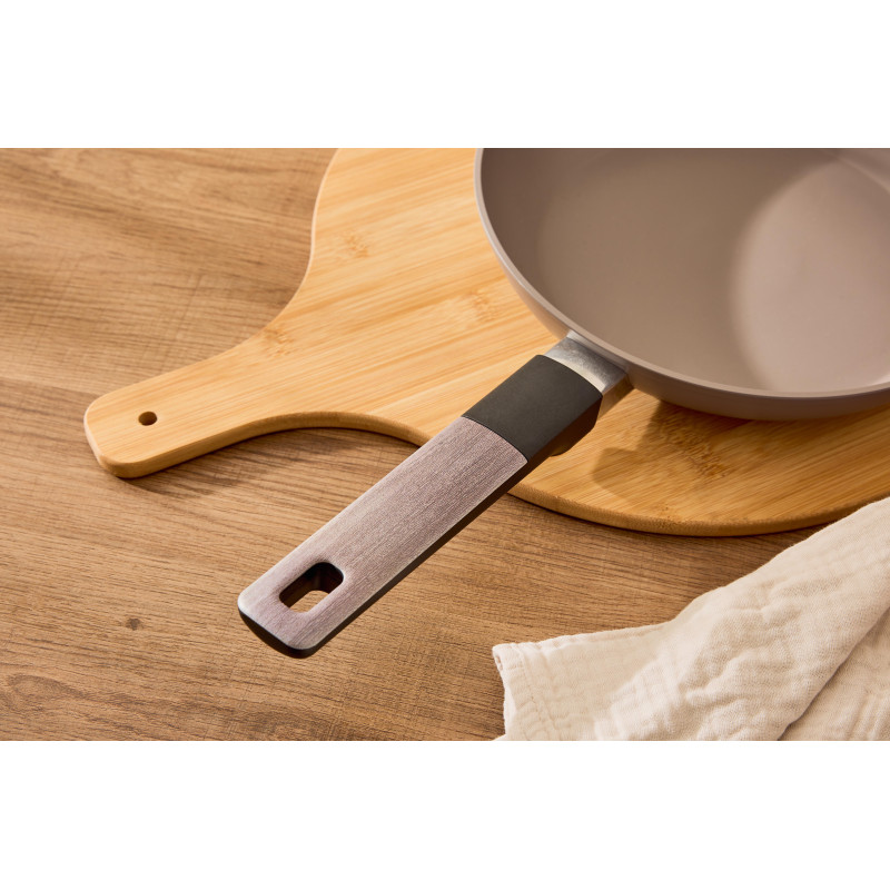 Set di 8 padelle Mood Gray alluminio forgiato 24-28cm induzione