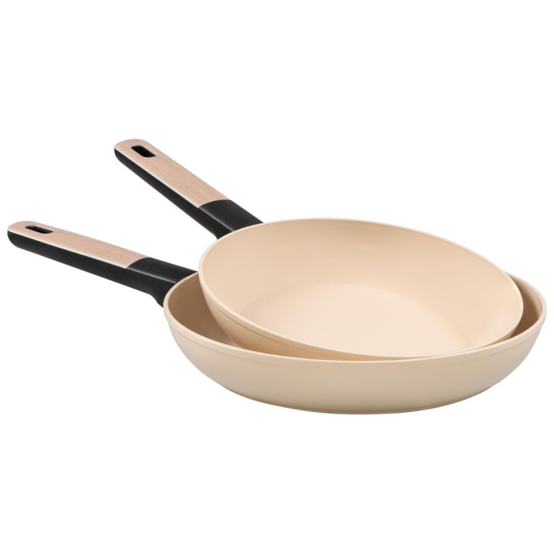 Set di 8 padelle Mood Sand alluminio forgiato 24-28cm induzione