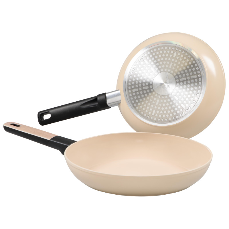 Set di 8 padelle Mood Sand alluminio forgiato 24-28cm induzione