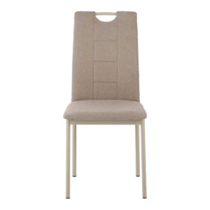 Zoom Set di 4 Sedie Ellen In Tessuto Sabbia