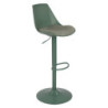 Set di 2 sgabelli Samuel polipropilene e cuscino verde moderni