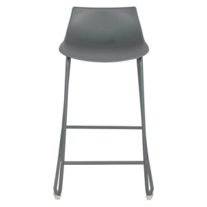 Zoom Set di 2 Sgabelli Derek Seduta In Pp Grigio Scuro