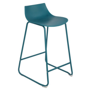 Set di 2 Sgabelli Derek Seduta In Pp Blu Avio