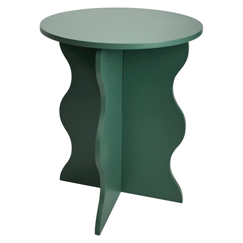 Set di 4 tavolini Sally 39x39x45cm MDF verde moderni casa living