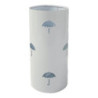Set di 4 portaombrelli Rain D24xH48cm metallo bianco lucido casa