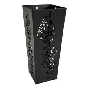 Set di 6 Portaombrello Rasin 20x20x48 Cm In Metallo Mat Nero