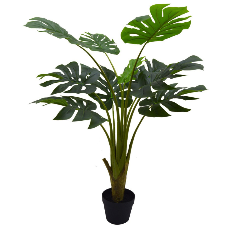 Set di 4 piante sintetiche Philo Real Touch H90cm vaso verde deco