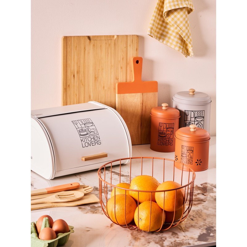 Set di 3 Portapane Metal Dune assortiti portapane moderni cucina