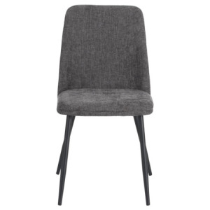 Zoom Set di 4 Sedie Tracy In Tessuto Color Grigio Scuro Dimensione 57x45x84cm
