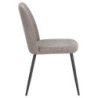 Set di 4 Sedie Tracy In Tessuto Color Tortora Dimensione 57x45x84cm