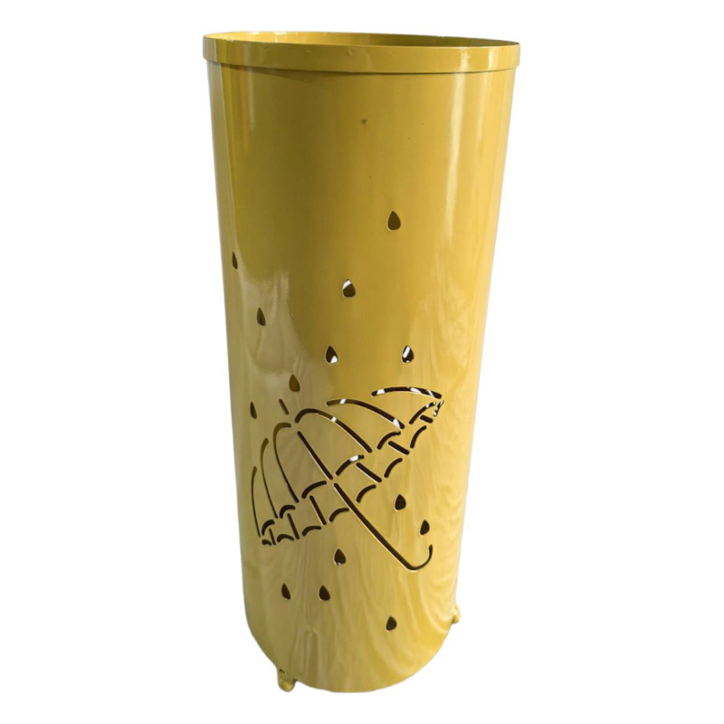 Set di 6 Portaombrelli Pluie metallo ocra D24x45h moderni