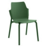 Set di 4 Sedie Shila PP verde scuro 56x47x83cm sedie moderne