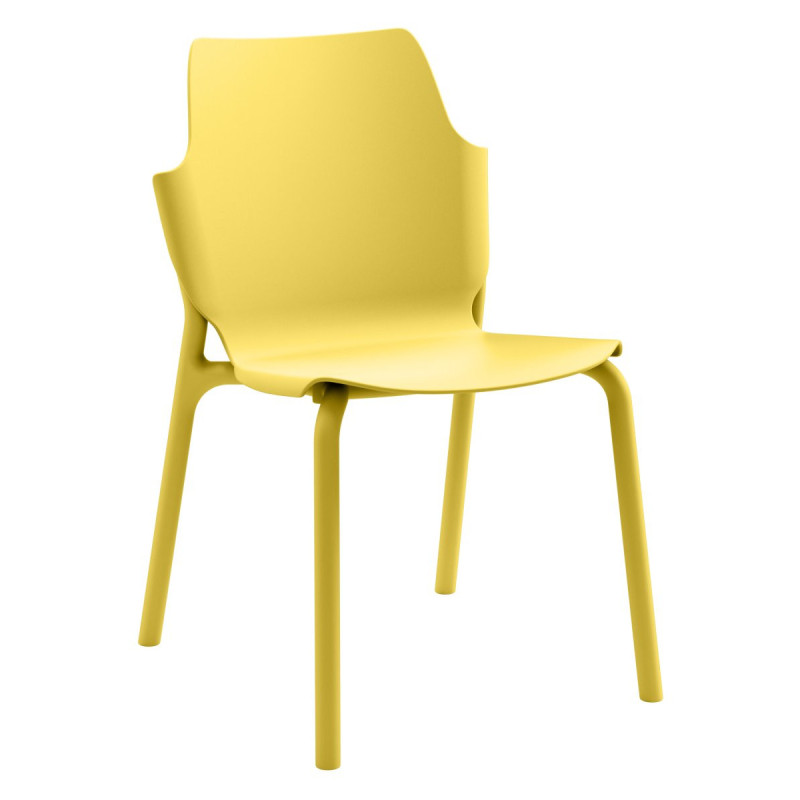 Set di 4 Sedie Shila PP ocra 56x47x83cm sedie moderne colorate