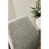 Set di 4 Sedie Anya In Tessuto Tortora Dimensione 56x42x88,5cm