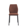 Set di 4 Sedie Anya tessuto mattone 56x42x88,5cm sedie moderne