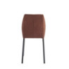 Set di 4 Sedie Anya tessuto mattone 56x42x88,5cm sedie moderne