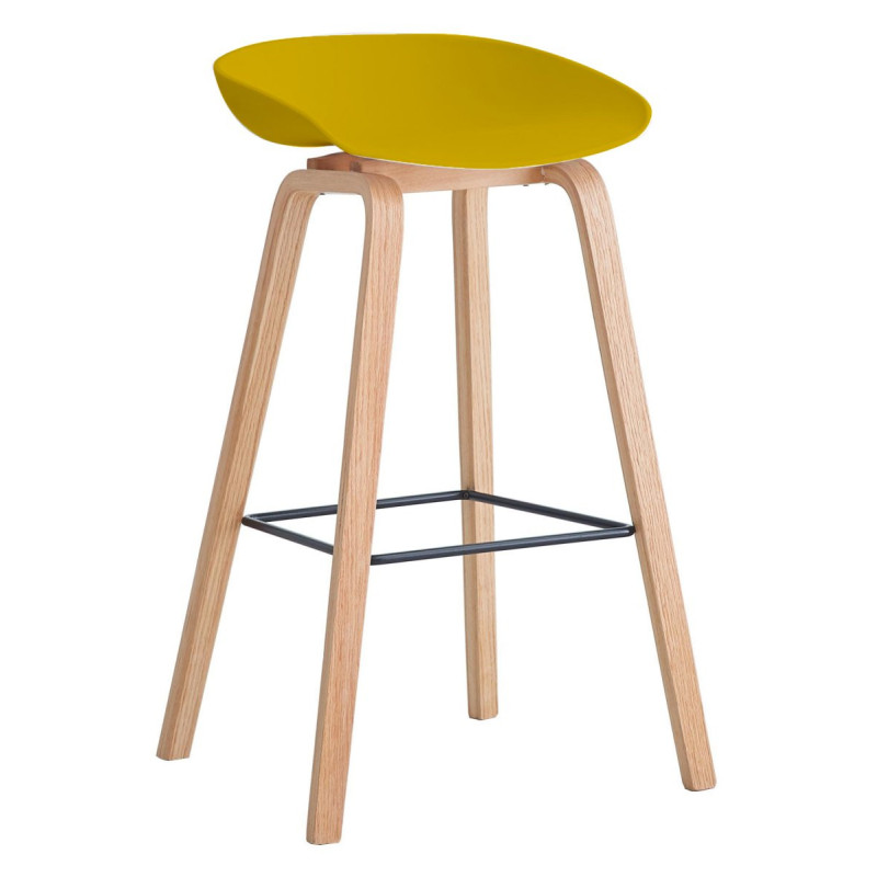 Set di 6 Sgabelli Lelia Senape 40x52x75