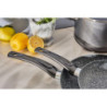 Set di 2 Batterie 7pz Greta alluminio induzione effetto marmo