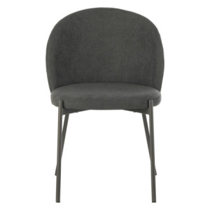 Zoom Set di 4 Sedie Shelly In Tessuto 320gr Grigio Scuro Dimensione 55x45x80cm