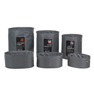 Set di 2 confezioni 6 Pz Portatutto Storage Oxford Grigio Scuro