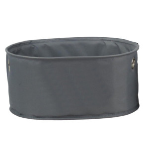 Set di 2 Cesti Oxford Grigio 40x29x18cm Esa Tny