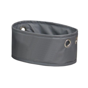 Set di 2 Cesti Oxford Grigio 32x22x14cm Esa Tny