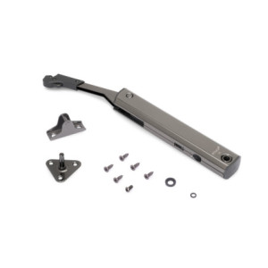 Emuca Braccetto per ante elevabile Altius One, Gamma di forza 1440-2200, Acciaio, Titanio