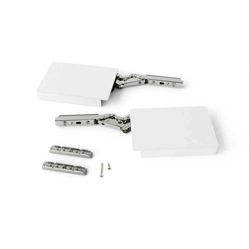 Braccetto per ante a ribalta verso l'alto Altius Lift, Forza 560-1800 (low-L), Acciaio e tecnoplastica, Bianco