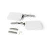 Braccetto per ante a ribalta verso l'alto Altius Lift, Forza 560-1800 (low-L), Acciaio e tecnoplastica, Bianco