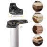 Lotto di 4 gambe per tavolo, diametro 60mm, H 830mm, Acciaio, Verniciato bianco