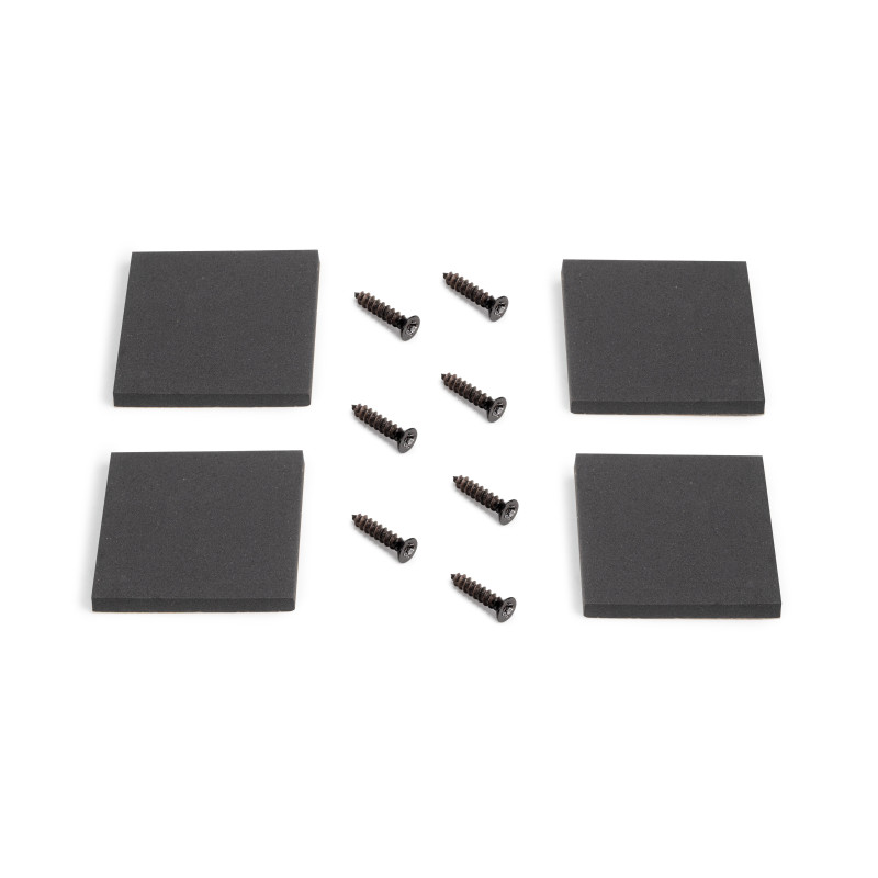 Set di gambe per tavolo Cross, larghezza 695mm, Acciaio, Verniciato nero