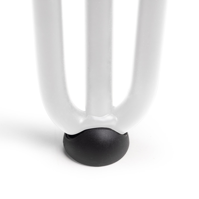 Lotto di 4 gambe Hairpin a 3 aste per tavolo, altezza 710mm, Acciaio, Verniciato bianco