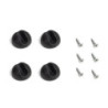 Lotto di 4 gambe Hairpin a 3 aste per tavolo, altezza 710mm, Acciaio, Verniciato bianco