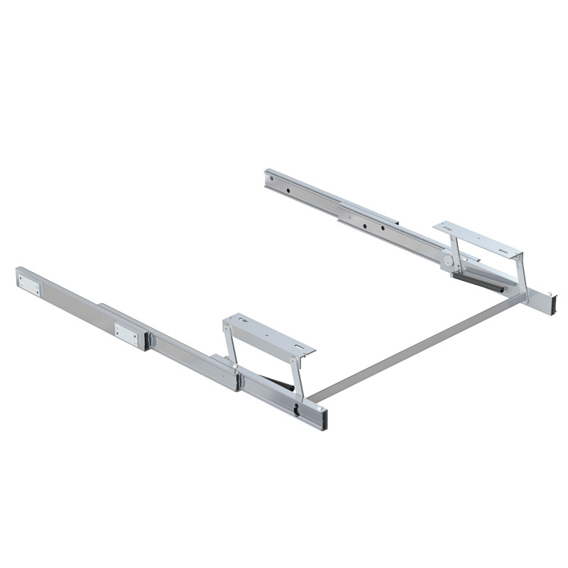 Guide per tavolo allungabile e sollevabile Oplà Folding+39, Alluminio, Champagne anodizzato