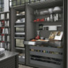 Organizzatore per cassetti Alumount 450x500, Alluminio, Grigio antracite