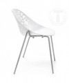 Sedia in abs Eura - set da 2 bianco