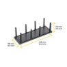 Cassetto esterno Concept 30kg, altezza 105mm, profondità 300mm, Acciaio, Verniciato bianco
