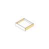 Cassetto esterno Concept 30kg, altezza 105mm, profondità 450mm, Acciaio, Verniciato bianco