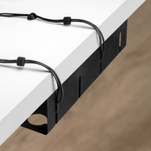 Zoom Set di guide per cassetti a scomparsa Silver, estrazione totale, chiusura soft, profondità 250 mm, Acciaio, Zincato bianco