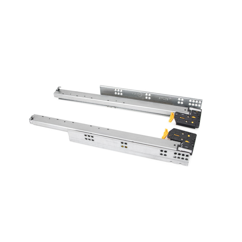 Cassetto esterno Vertex 40 kg con laterale in vetro 93 mm di altezza, 450 mm di profondità, Acciaio, Alluminio e Vetro