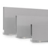 Kit di cassetti per cucina o bagno Vertex, altezza 93 mm, con pannelli inclusi, modulo 450 mm, Verniciato bianco