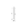 Kit di cassetti per cucina o bagno Vertex, altezza 93 mm, con pannelli inclusi, modulo 450 mm, Verniciato bianco